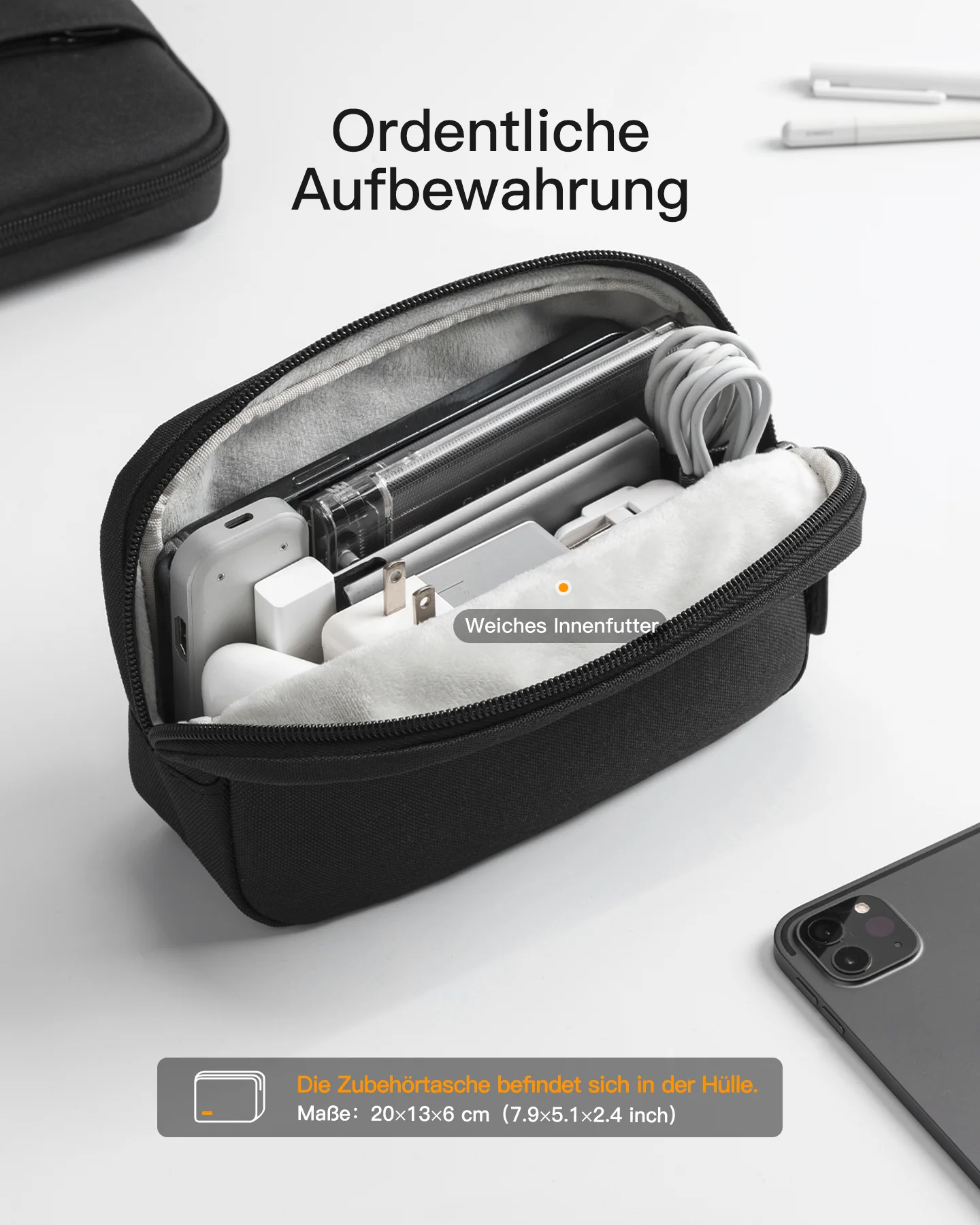 Edgekeeper 360° Professioneller Schutz Hülle für 13" MacBook, mit Zubehörtasche, LB01011 - Image 19