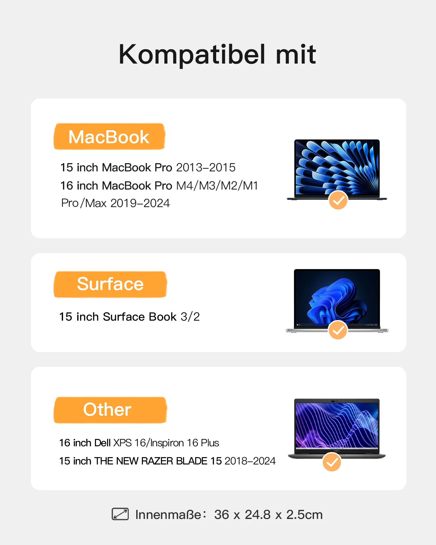 Edgekeeper 360° Professioneller Schutz Hülle für 13" MacBook, mit Zubehörtasche, LB01011 - Image 22