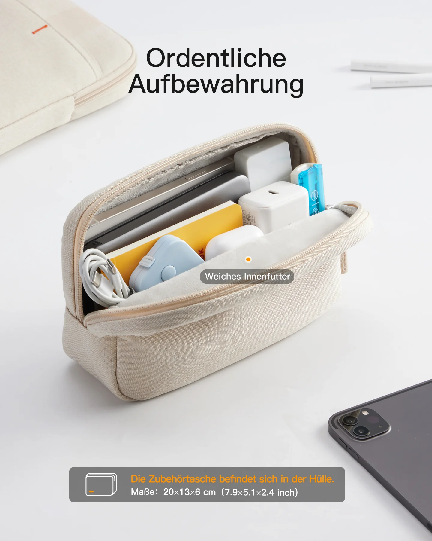 Edgekeeper 360° Professioneller Schutz Hülle für 13" MacBook, mit Zubehörtasche, LB01011 - Image 29