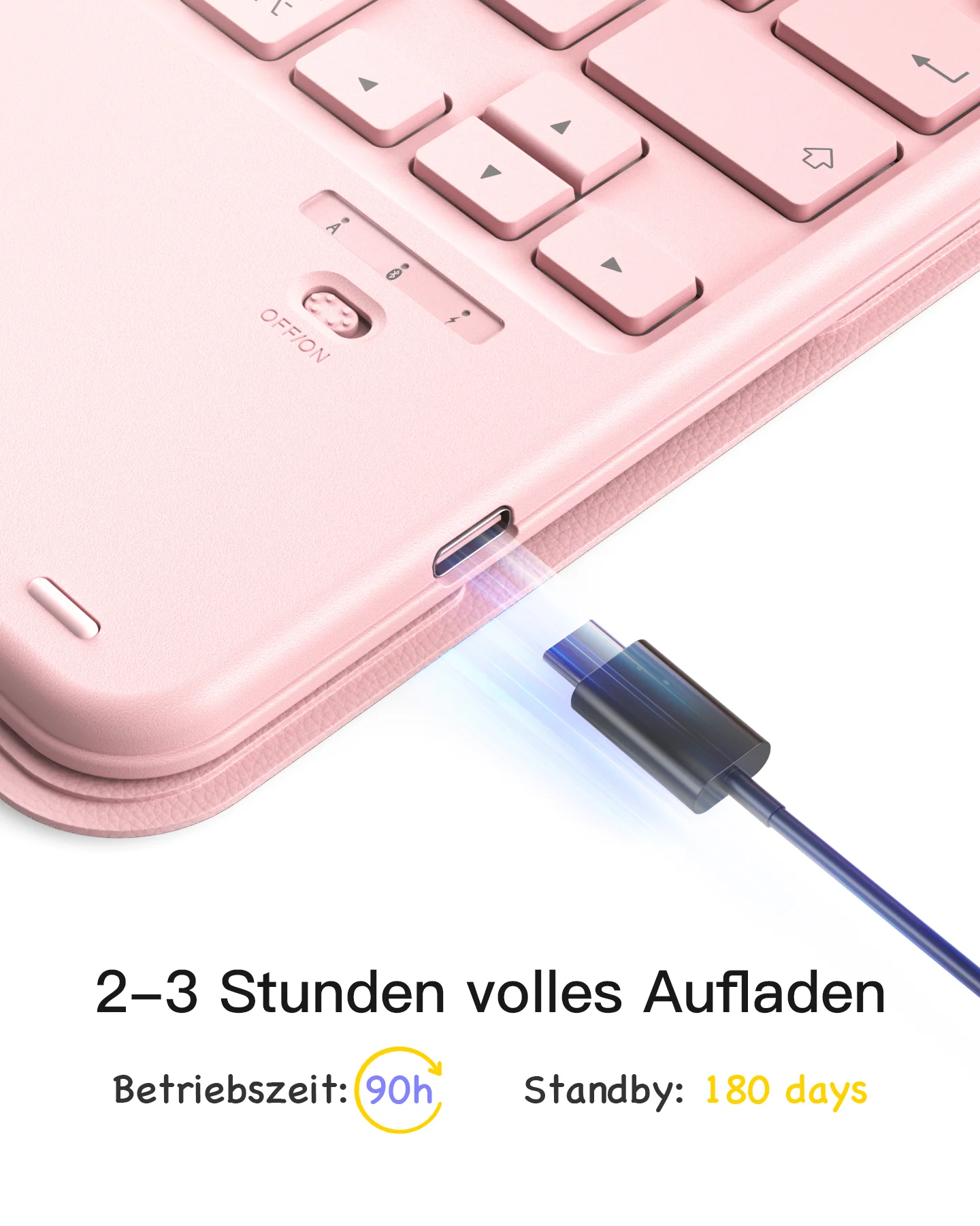 Abnehmbar Tastatur für iPad 11" A16 (2025), iPad Air 11" M4/M3/M2 (2026/2025/2024), iPad Air 10.9" 5/4, iPad Pro 11" 4/3/2/1, KB002 - Image 27