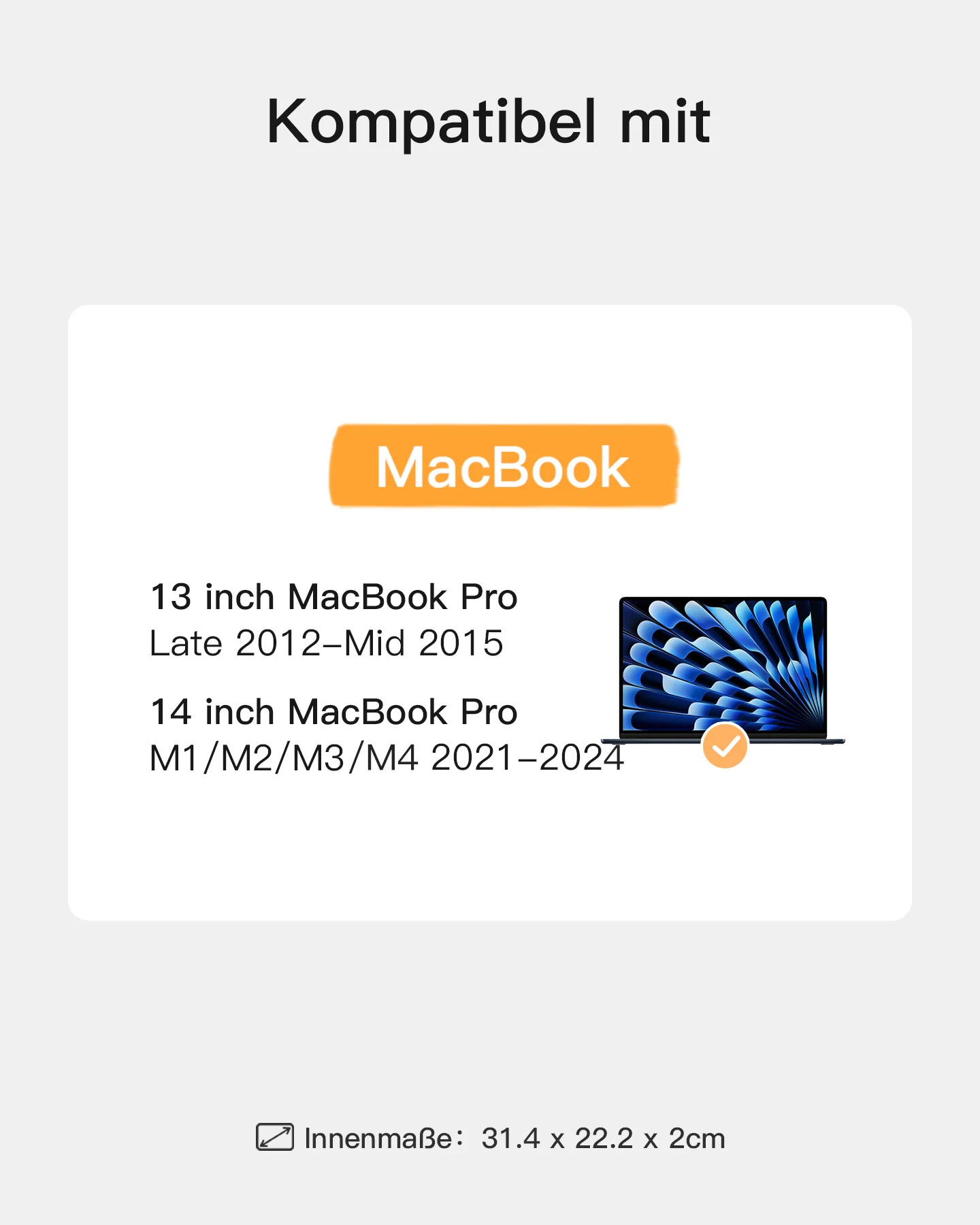 Ultraleichte Laptoptasche Hülle 13-16 Zoll mit Zubehörtasche, LB01005 - Image 18