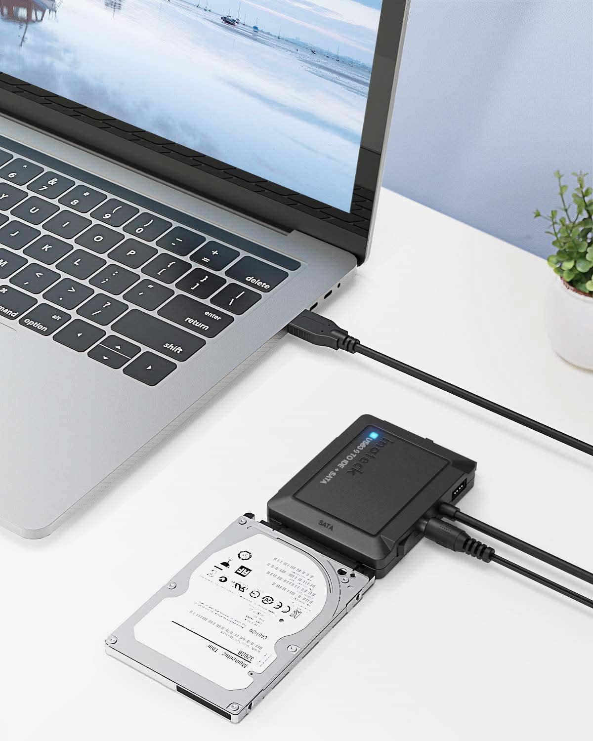 IDE/SATA USB 3.0 Adapter für 2.5/3.5 Zoll HDD/SSD Festplatten, mit 12V/2A Stromversorgung, SA03001 - Image 7