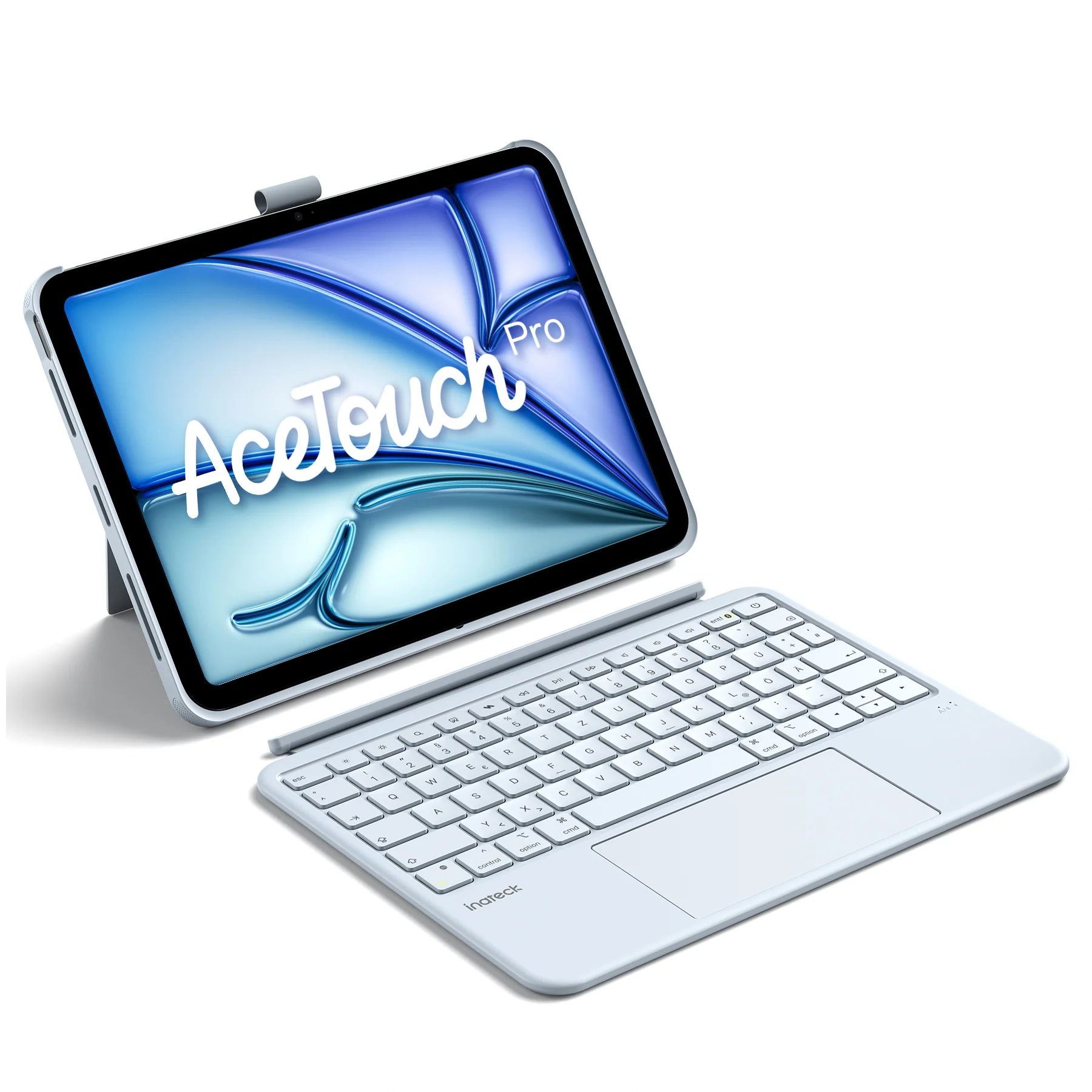 Inateck Abnehmbar Hülle mit Tastatur für iPad Air 11 Zoll(2026/2025/2024), iPad Air 5/4,für iPad Pro 11 Zoll, QWERTZ, AceTouch Pro, KB403-11A | Red Dot Design Award 2026 - Image 16