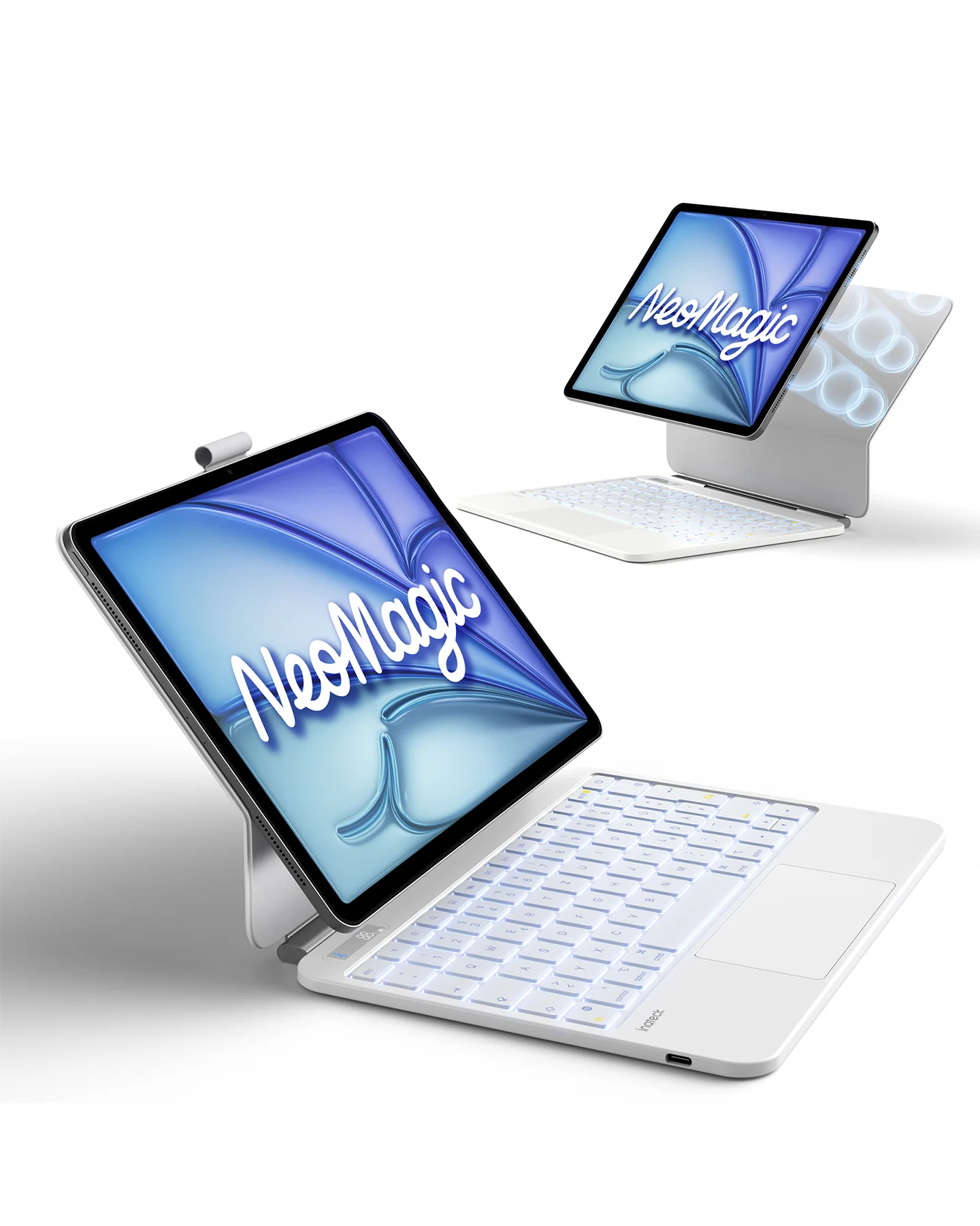 Inateck NeoMagic Magnetische Tastatur Hülle für iPad Air 11 Zoll(2025/2024), Magic Keyboard für iPad Pro 11", KB903-11A - Image 12