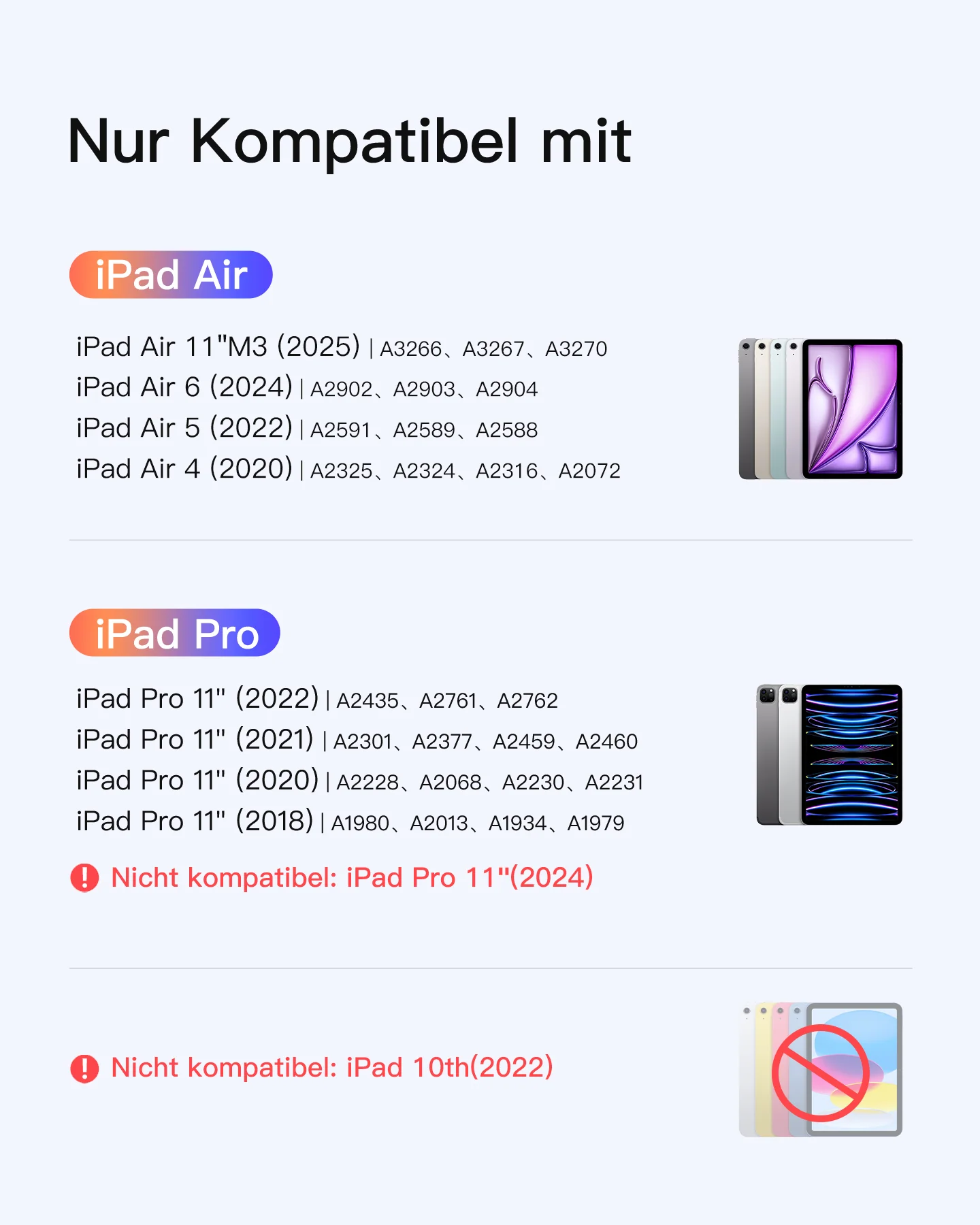 Neo Magic Magnetische Tastaturhülle für iPad Air 11" M4/M3/M2 (2026/2025/2024), iPad Air 5/4, iPad Pro 11" 4/3/2/1, KB09119 - Image 18