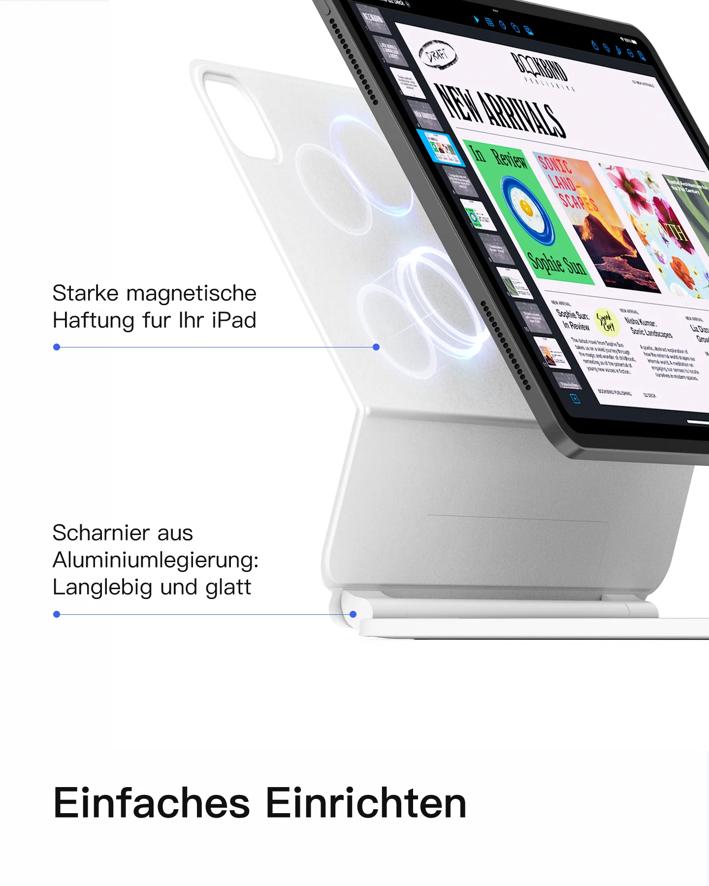 Neo Magic Magnetische Tastaturhülle für iPad Air 11" M4/M3/M2 (2026/2025/2024), iPad Air 5/4, iPad Pro 11" 4/3/2/1, KB09119 - Image 19