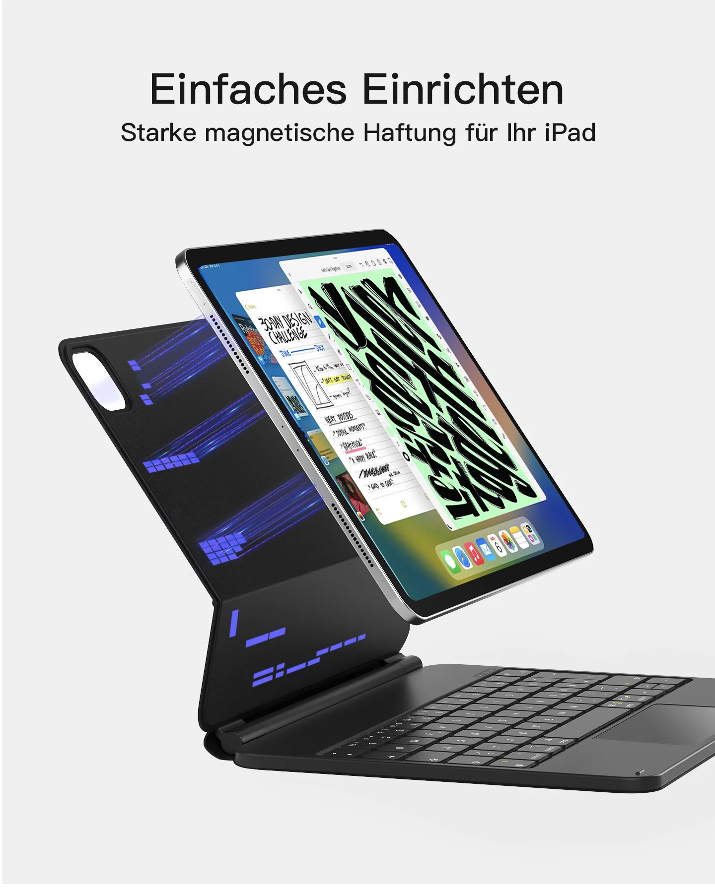 Neo Magic Magnetische Tastaturhülle für iPad Air 11" M4/M3/M2 (2026/2025/2024), iPad Air 5/4, iPad Pro 11" 4/3/2/1, KB09119 - Image 6