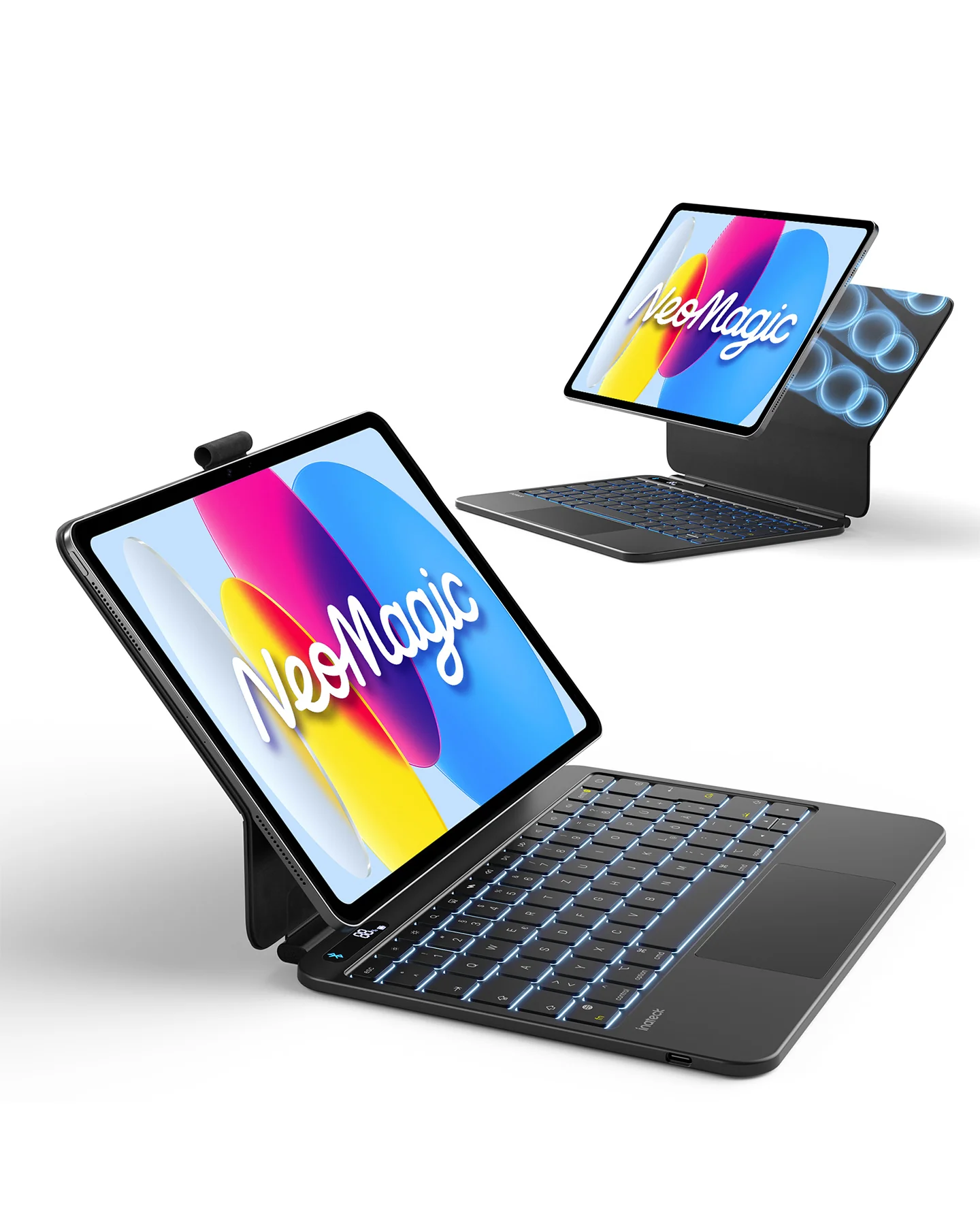 NeoMagic Magnetische Tastatur Hülle für iPad 11/10 Gen 2025 A16 11", QWERTZ, KB903-10 - Image 3