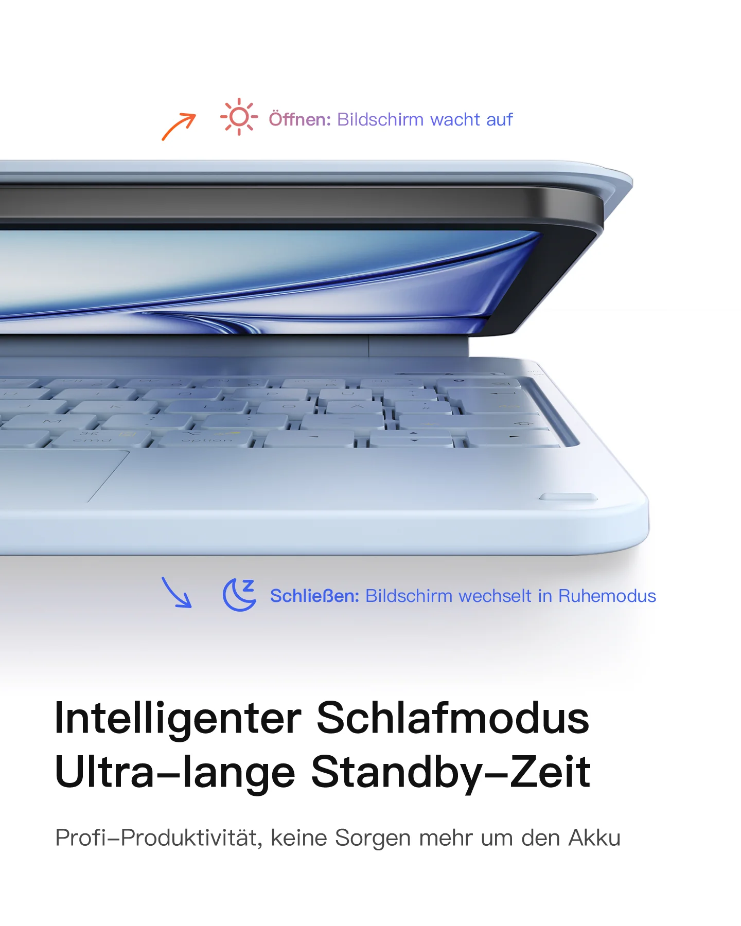 NeoMagic Magnetische Tastatur Hülle für iPad 11" (A16 2025), iPad 10, KB09119-10 - Image 13