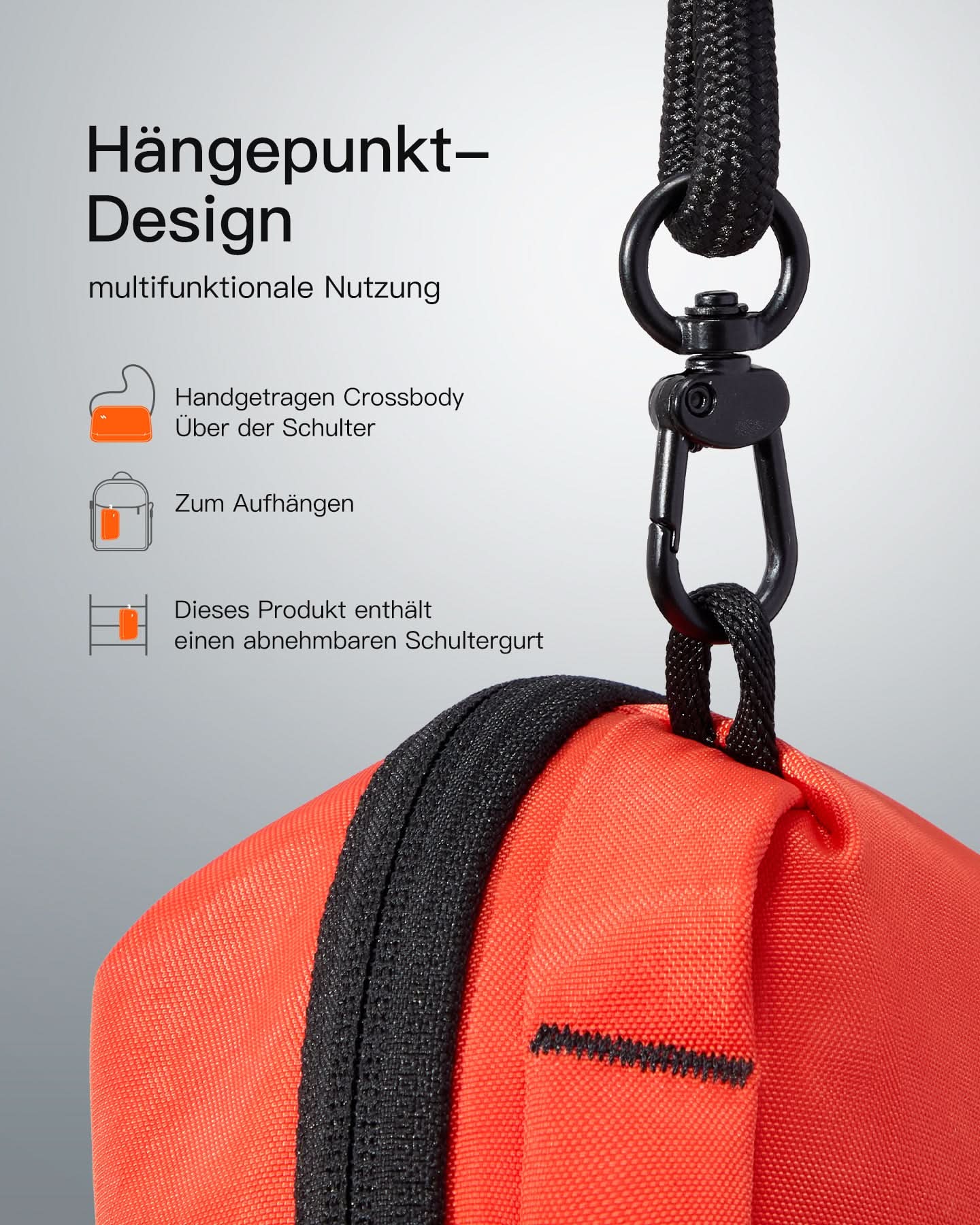 Praktischer Organizer für Elektronisches Zubehör, Spritz Wasserresistente Reisetasche, ABM35S - Image 21
