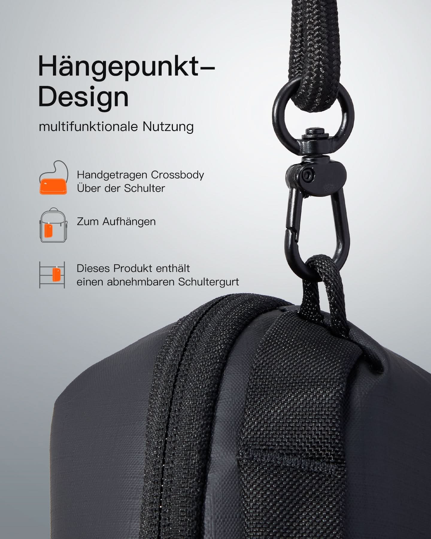 Praktischer Organizer für Elektronisches Zubehör, Spritz Wasserresistente Reisetasche, ABM35S - Image 9